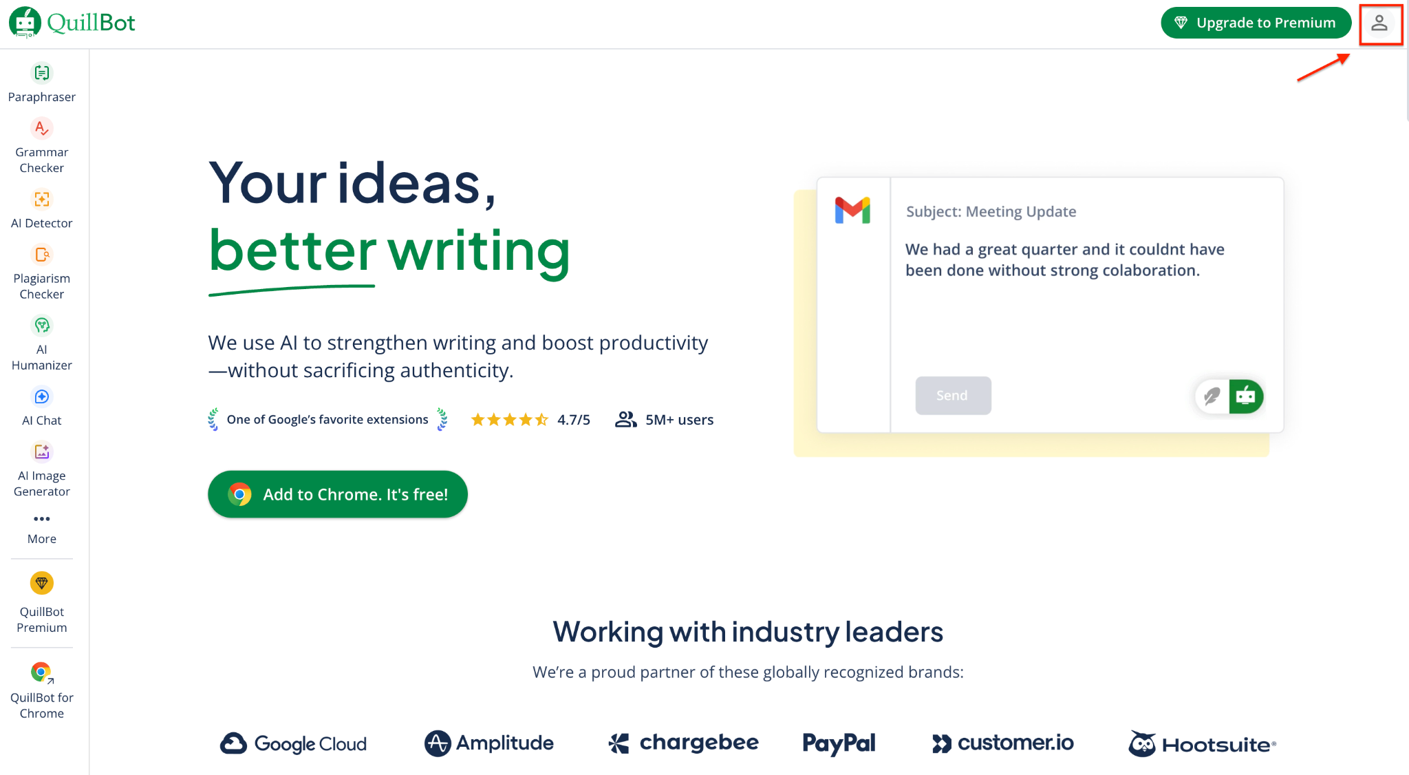 QuillBot – Intelligent Paraphrasing and Writing Enhancement Tool